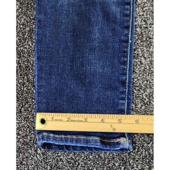Judy Blue Womens Jeans 1/25 Blue Denim Slim Fit Distressed Dark Wash Designer - Picture 14 of 16